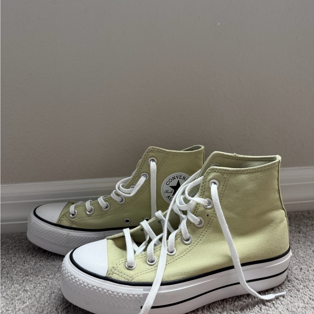 Converse Women's High-Top Sneakers - Olive Aura